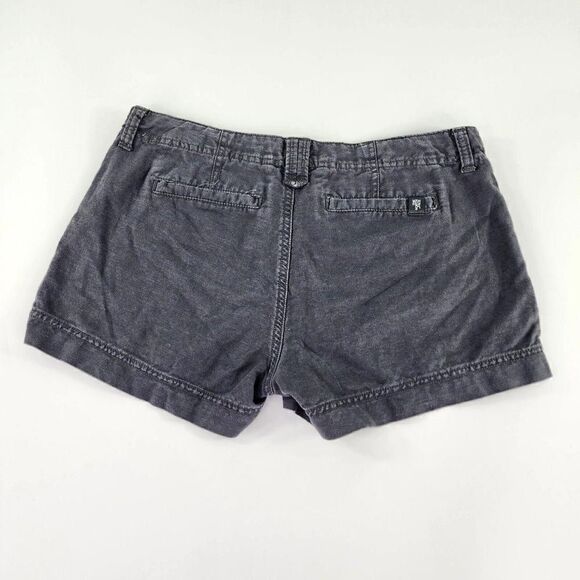 The North Face Women's Gray Standard Fit Short Size 4 Cotton Blend 3" Shorts - Picture 2 of 12